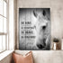 Inspirational Wall Art Canvas Farmhouse Countryside Black and White Wooden Board Animals Horse Motivational Theme Wall Decor Pictures Framed Artwork for Walls Modern Home (White Horse, 12"—16"—1 pcs)