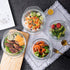 Clear Round Glass Casserole by NUTRIUPS | With Lid, Heat, Cold and Shock Proof,Oven, Freezer and Dishwasher Safe,0.65 L