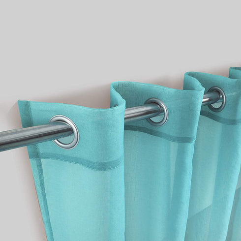 Lilac Turquoise Curtains for Bedroom Girls Room Decor 2 Panels Beautiful Elegance Ombre Window Sheer Grommet Curtains for Girls Mermaid Gift Party Birthday Decoration Green Purple 52 x 84 Inch Length