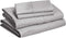 Amazon Basics Lightweight Super Soft Easy Care Microfiber Bed Sheet Set with 14 Deep Pockets - King, Gray Arrows