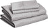 Amazon Basics Lightweight Super Soft Easy Care Microfiber Bed Sheet Set with 14 Deep Pockets - King, Gray Arrows