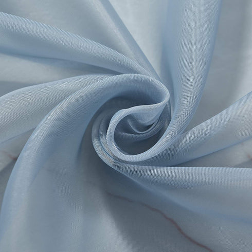 Dusty Blue Voile Sheer Curtains for Living Room 84 Inches Long 2 Panels Rod Pocket Light Filtering Treatment Window Drapes Solid Blue Sheer Curtains for Girls Bedroom 52 X 84 Inch Length