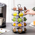Flagship for Keurig Pod Holder K cup Carousel Coffee Pod Holder Stand Black Metal 5 Tier 35 Pods