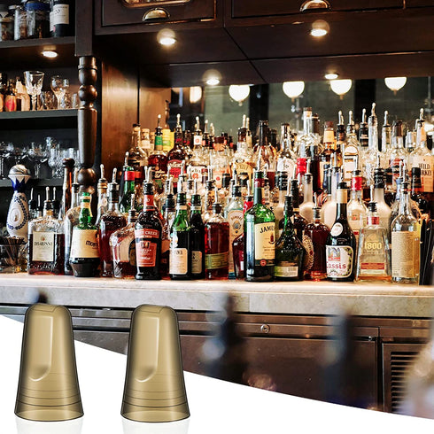 18 Pieces Pour Spout Covers Translucent Liquor Pourer Covers Universal Bottle Pour Dispenser Liquor Bottle Cap Covers Liquor Bottle Covers Bottle Cover Dust Caps for Home Kitchen Tools Supplies