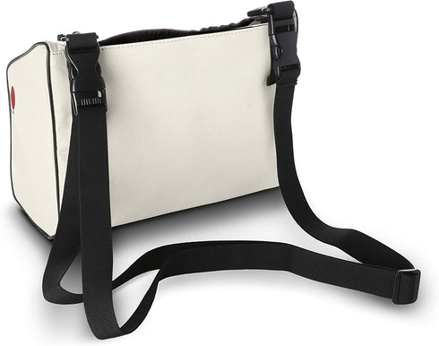 Wearable Clothespin Bag with Shoulder & Waist Strap. Double Secure Clips & Clever Quick Dry Mesh Clothes Pins Bag Holder. Clothes Pin Bag That Holds Up To 300 Medium Clothespins (Open Top: Beige)