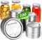 100 Count Canning Lids Regular Mouth - Mason Canning Jar Lids for Ball,Kerr - Split-Type Metal Jar Lids Leak Proof - Food Grade Material - PATENT PENDING 100% Fit for Regular Mouth