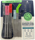 Manna Stainless Steel Reusable Straw & Cleaning Brush Set 13 Piece