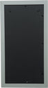 Gallery Solutions Wall Mount Double Mat Picture Frame, 2-5" x 7", Gray/White