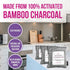 Pink Rhino Labs Moso Bamboo Charcoal Air Purifying Bag - Odor Eliminator for Home and Car- Kid and Pet Friendly Air Fresheners and Odor Absorber - Activated Bamboo Charcoal