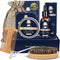 Beard Kit for Men Gifts - Beard Care Kit Gifts Set with Beard Oil, Beard Balm, Beard Brush & Comb, Scissors - Men Stocking Stuffers Christmas Gifts for Men Dad Husband Grandpa Brother Boyfriend