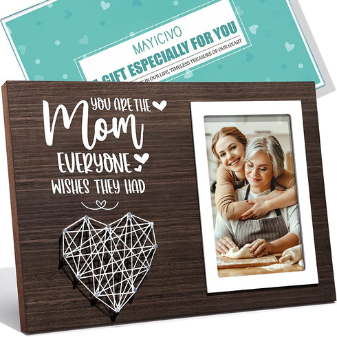 Best Mom Gifts Mothers Day Gifts for Mom from Daughter Son Kids, Mom Picture Frame Mother-in Law-Gifts New Mom Gifts for Women, Birthday Gifts for Mom Who Has Everything Mom Christmas Gifts-4x6 Photo