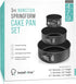 Springform Cake Pan Set Of 3 (4 7 9 Inch) - Round Nonstick Baking Pans Spring Form For Cheesecake, Tier Wedding Cakes, And More - Removable Bottom, Leakproof Bakeware Sets With Small, Medium, Large