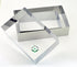 NewlineNY Stainless Steel Cake Mousse Ring (Rectangular Cake Pastry Rings)