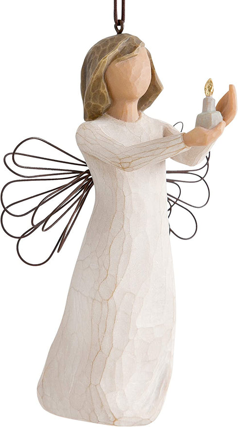 Willow Tree Angel of Hope Ornament, Sculpted Hand-Painted Figure