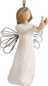 Willow Tree Angel of Hope Ornament, Sculpted Hand-Painted Figure