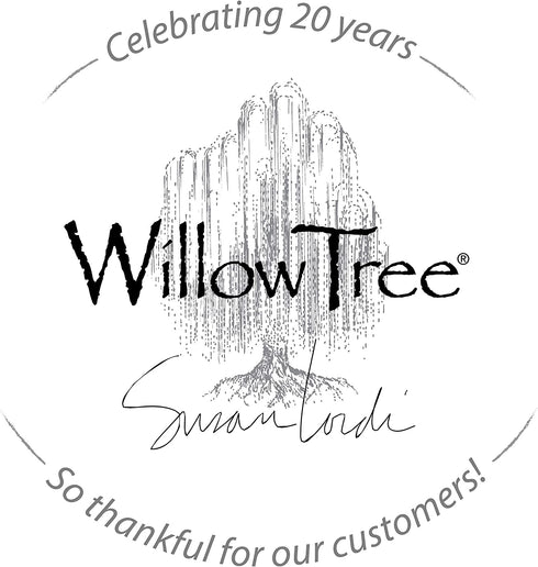 Willow Tree True Plaque, Sculpted Hand-Painted bas Relief