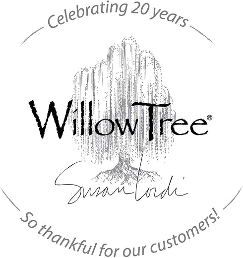 Willow Tree Surrounded by Love Ornament, Sculpted Hand-Painted Figure