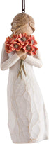 Willow Tree Surrounded by Love Ornament, Sculpted Hand-Painted Figure