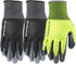 Wells Lamont 3 Pair Pack Men's Nitrile Coated Grip Work Gloves, Medium (546MF) , Black