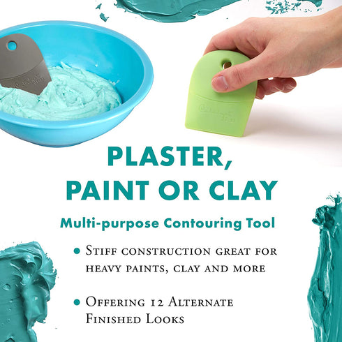 Princeton Catalyst Tools, Art Supplies for Texturizing and Moving Paint, Contour- Taupe
