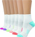 Hanes womens Women's 6-pair Lightweight Breathable Ventilation Ankle Socks