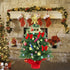 Small Christmas Tree, 2ft Mini Christmas Tree, Artificial Small Desktop Xmas Tree with Lights and Tree Ornaments, for Christmas Thanksgiving Decorations