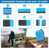 AMOSTBY Beach Blanket for 5-8 Adults,Waterproof and Sandproof Lightweight Picnic Blanket,Extra Large Oversized Beach Mat with 4 Pockets for Beach Hiking Camping Travel 10'' x 9''