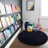 PAGISOFE Extra Soft 4x4 Round Navy Rug Circle Rugs for Kids Bedroom Fluffy Carpets and Shaggy Rugs Small Children Rug Furry Teepee Mat Comfy Reading Rug Circular Rug,Area Rugs for Girls Boys Baby Room