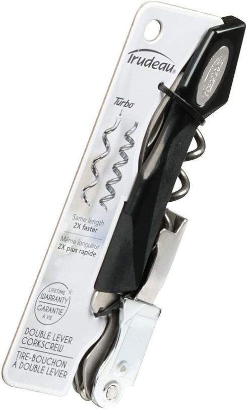 Trudeau Turbo Double Lever Corkscrew
