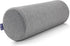 Neck Bolster Pillow Roll with Removable Washable Bamboo Oeko-TEX Cover - Ultra Comfortable with Memory Foam Core, Round Pillow for Lower Back, Knees, & Neck Support Cylinder Pillows, Grey