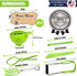 Supa Ant Canning Supplies - Canning Kit for Beginner, Home Canning tools for Canners, Food Grade Stainless Steel Canning Accessories - Canning set - Canning Supplies Starter Kit - Canning Kit - Green