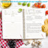 Recipe Notebook Blank Cookbook Recipe Journal 8.5" x 11" Blank Recipe to Write in for Gift
