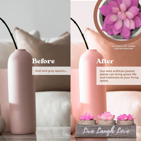 Kawaii Room Decor 3 Rustic Set Bathroom Decor Home Decor Kitchen Coffee Table Artificial Plants Table Centerpieces Dining Room Book Shelf Decor Bathroom