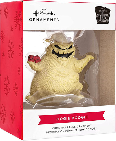 Hallmark Disney Tim Burton's The Nightmare Before Christmas Oogie Boogie Christmas Ornament, Multicolor (0002HCM9492)