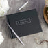 Global Printed Products Funeral Guest Book 9"x7" - FGB-BLK