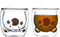 PMCDS2G Double Wall Cute Glass Coffee Mug Bear Cup 2 Units in 1 Set Ideal Christmas Gift Birthday Gift for Friends Family Colleagues