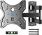 Full Motion TV Wall Mount Bracket Swivel Heavy Duty Articulating Arms Tilt for 13-42? LED LCD Flat Curved TV Screen Monitor TVs, VESA Up to 200x200mm, Weight Capacity Up to 77lbs