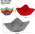 8 Pieces Bowl Huggers 2 Sizes Microwave Safe Bowl Huggers Color Bowl Holder Polyester Hot Bowl Holder Protect Your Hands for Hot and Cold Bowls