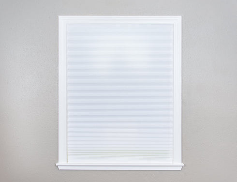 Redi Shade 3405191 Original Light Filtering Pleated Fabric Shade White, 48€? x 72€?