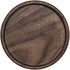 Wood Drink Coasters with Metal Holder, GOH DODD 4 Inch 6 Pieces Wooden Coasters Cup Coaster Set for Bar Kitchen Home Apartment, Walnut Wood