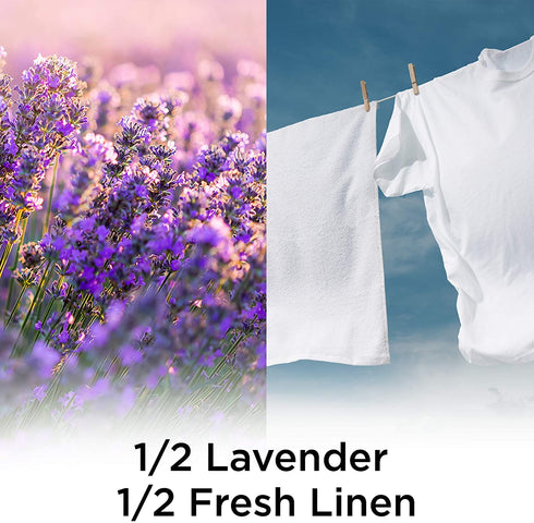 Air Wick Plug in Scented Oil Refill, Fresh Linen and Lavender, Air Freshener, Essential Oils, 5 Count,Fresh Linen and Lavender