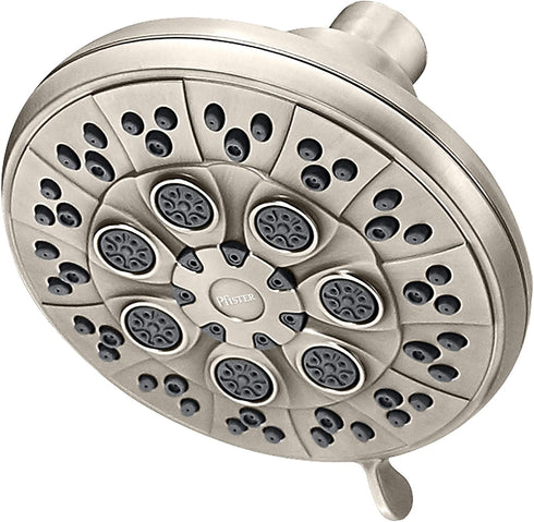 Pfister 015-WS2-RSKK Restore Multi-Function Showerhead with Adjustable Spray Width, Brushed Nickel