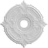 Ekena Millwork CMP22AT Attica PVC Thermoformed Ceiilng Medallions, 22"OD x 3 1/2"ID x 1"P (Fits Canopies up to 7 3/4"), Unfinished