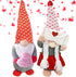 Valentines Day Gnome Plush Set of 2, Tabletop Swedish Elf Gnome Doll - Valentines Mantle Fireplace Decorations, Home Decor Living Room Table Mantel Centerpiece by 4E's Novelty