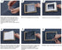 Soonrada 12x16 Frame Black Picture Frames to Display 11x14 Documents with Mats 12 x 16 Black Real Wood Photo Frame Wall Art for Office Living Room Wall Decor