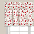 Cackleberry Home Hearts & Lace Valance Curtain Lined 54 Inches W x 17 Inches L