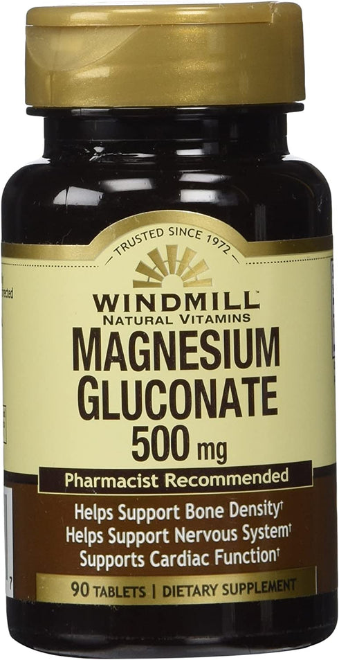 Magnesium Gluconate 500 Mg 90 Tb - From Windmill