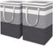 HomeHacks 2-Pack Large Laundry Basket,75L Each Waterproof, Freestanding Laundry Hamper, Collapsible Tall Clothes Hamper with Extended Handles for Clothes Toys in The Dorm and Family-Gradient Grey