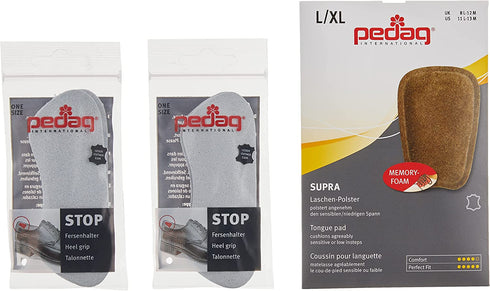 Stop Heel Grips + Supra Tongue Pad, Large/XLarge
