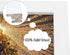 Golden State Art, 7x14 White Photo Wood Collage Frame, for (3) 4x6 Pictures, with White Mat & Real Glass